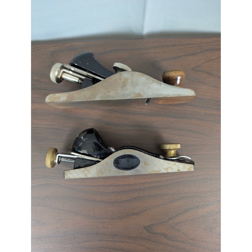 Stanley Block Plane Set Vtg USA/England Made - Picture 3 of 8